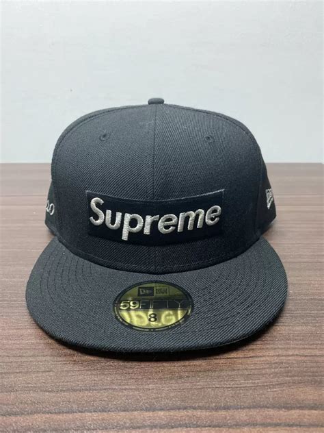 supreme 1m metallic box logo|Supreme $1M Metallic Box Logo New Era 'Black White' SUP .